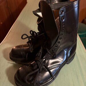 NWOT Mens Corcoran 975 Soft Toe Jump Black Leather Combat Boots Size 10.5 E
